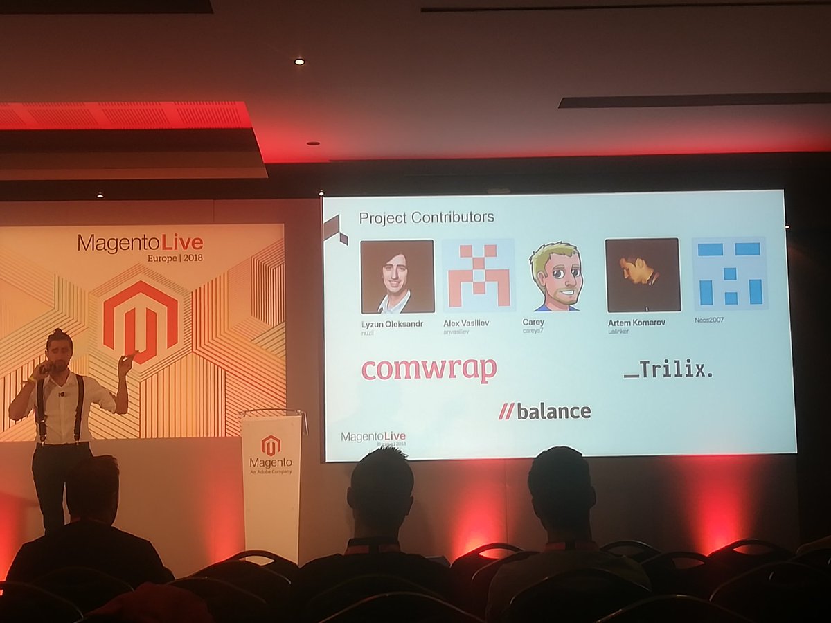MagentoEngCom's tweet photo. A big thank you to our contributors and contributing partners for their hard work on the asynchronous API project. #mleu https://t.co/PMlsiWuCOA
