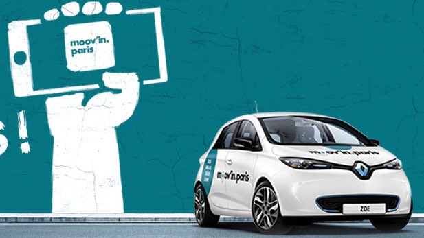transportshaker's tweet photo. [#News] Lancement ce matin à 10h10 de @Moovin_Paris ! 😎🚘 
Premier successeur d’#Autolib, ce service de voitures électriques en libre service proposera dans un premier temps 100 Zoé et 20 Twizy à Paris et Clichy. https://t.co/IieBK1SxW5