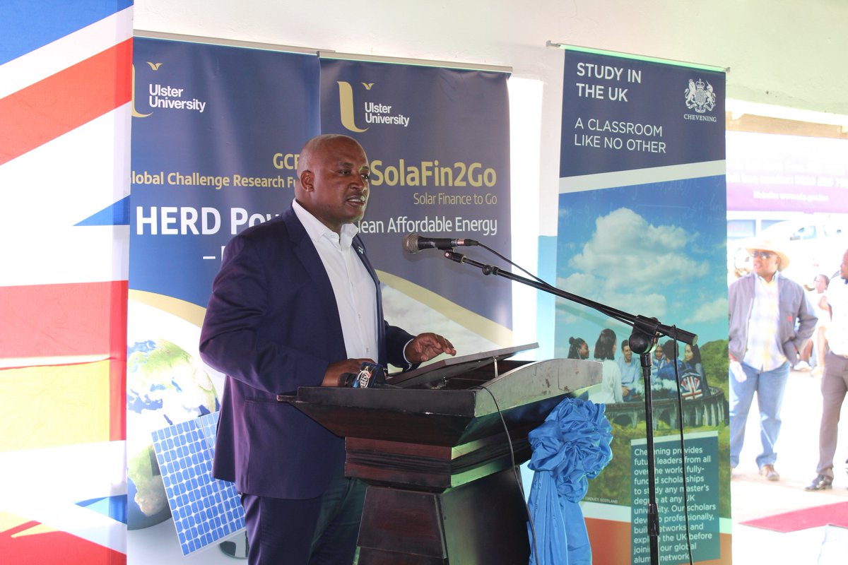 jayanta2010's tweet photo. More than 100 Government officials including British High Commissioner and all villagers attended the commissioning event to showcase our live ‘SolaFin2Go’ (#solarfin2go) project at Jamataka Village in Botswana. https://t.co/ps44va2yWD