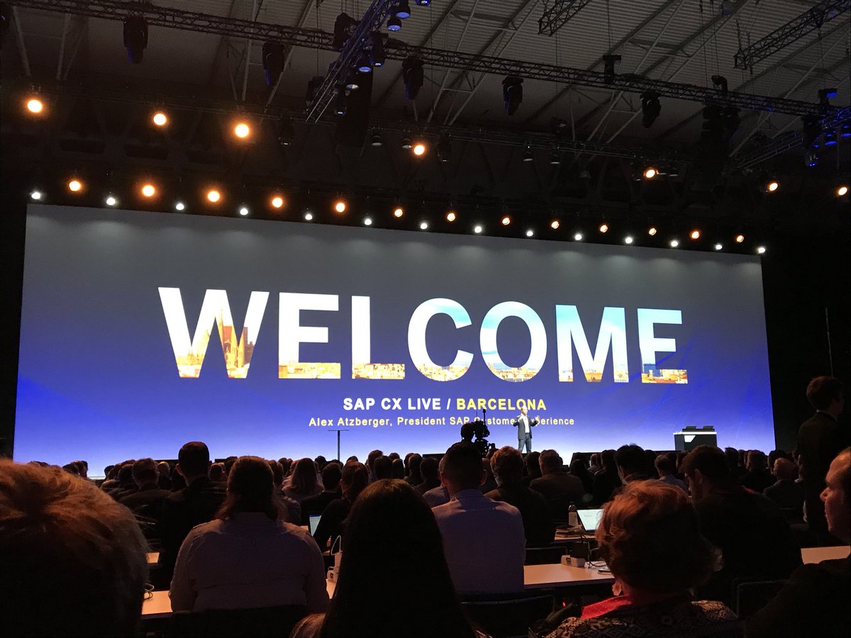 dpnopper's tweet photo. Bienvenidos SAP CX LIVE! Meet us #ibmix #ecxio at Hall 8.1 P2 #sapcxlive #C4HANA #barcelona https://t.co/VcR2IKuq2D