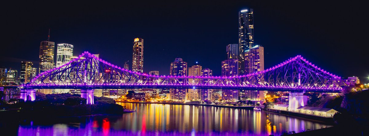 As part of #QueenslandMentalHealthWeek, the Story Bridge &amp; Victoria Bridge in Brisbane will be lit up purple TONIGHT on World Mental Health Day (October 10) to raise awareness of the value of positive mental health &amp; wellbeing. 
snap a 📸 &amp; tag us - we would love to see them.
