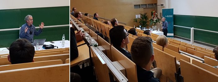 SfbTrr161's tweet photo. Thanks to Michael Cohen (Director of Facebook's #ComputationalPhotography group) for his great keynote talk "Still, In Motion" during the joint conference #QiVC2018 #GCPR18 #VMV18 yesterday evening. @Uni_Stuttgart https://t.co/Y2frcg9GjA
