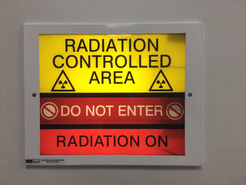 NHS on Twitter "We started off by checking the radiation warning