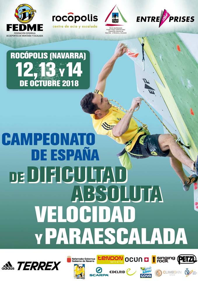FundMIndurain's tweet photo. Egun On! A las 10:30 en #Rocopolis presentamos con @MENDINAVARRA el Campeonato de España de #Escalada de Dificultad, Velocidad y #ParaEscalada @fedme_es que tendrá lugar este fin de semana en #Berrioplano. Estatu mailako eskalatzaile onenak gozatzeko aukera! #Kirolarengailurrera https://t.co/9Bg2uZX654
