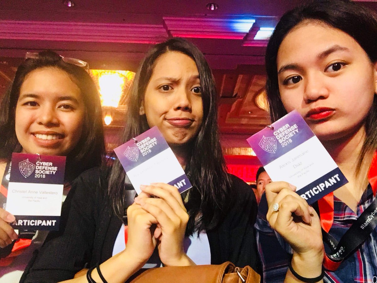 uap_itec's tweet photo. Here’s some of our delegates for Trend Micro’s Cyber Defense Society this year!
#Decode2018
#ITeCxTrendMicro https://t.co/LyjIFbPT93