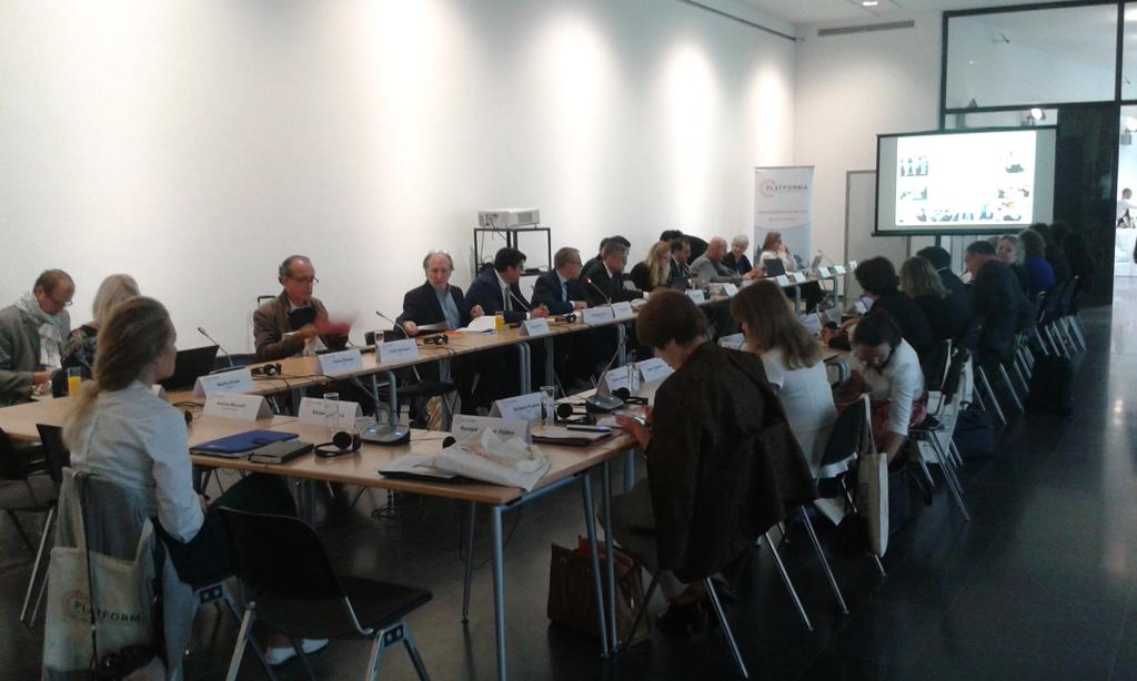 Platforma4Dev's tweet photo. The second day of our steering committee has just started. Welcoming you at @fineartsbelgium https://t.co/SyNHITOTBu