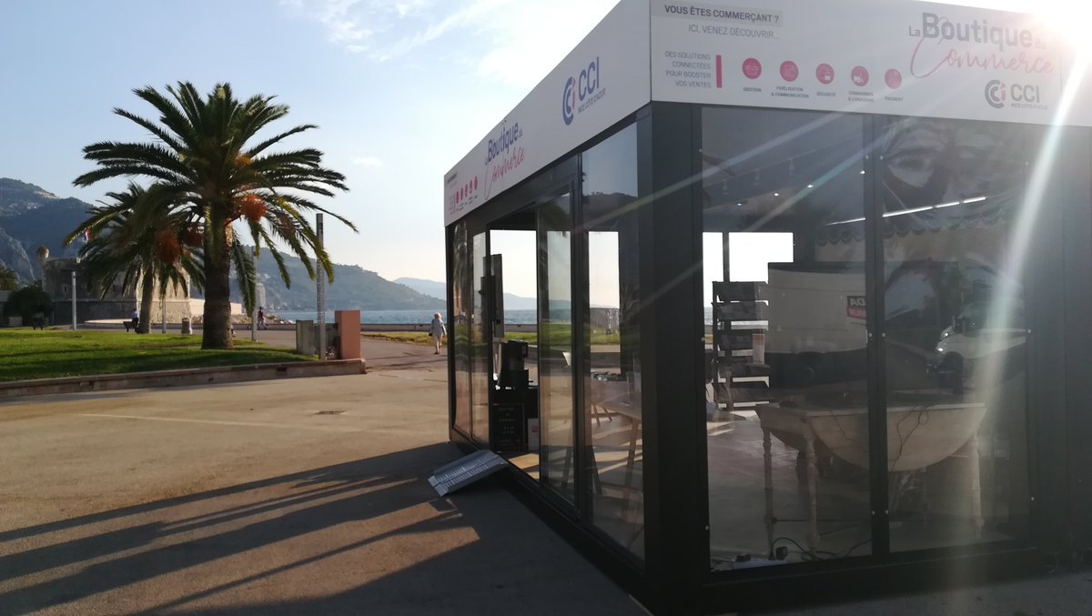 TurinDelphine's tweet photo. #BoutiqueCommerce06 aujourd'hui à Menton esplanade Pamero @CCIcotedazur
Commerçants, venez faire le plein d'innovations pour votre boutique @CCIpresse06 @Ecobiz06 @MichelaBogliolo https://t.co/IgXKPuPBmS