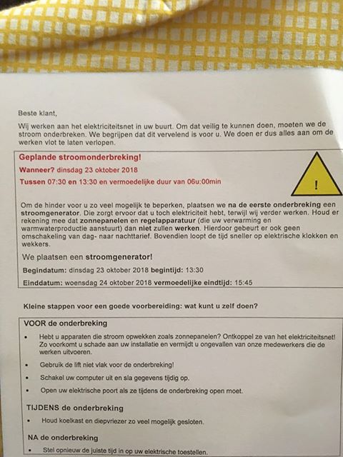 the_screenman's tweet photo. @eandis_cvba Wanneer ga ik nu zonder stroom zitten 23/10 van 07u30 tot 13u30 of 23/10 van 13u30 tot 24/10 15u45? #dtv https://t.co/p5iAvPNZ1B