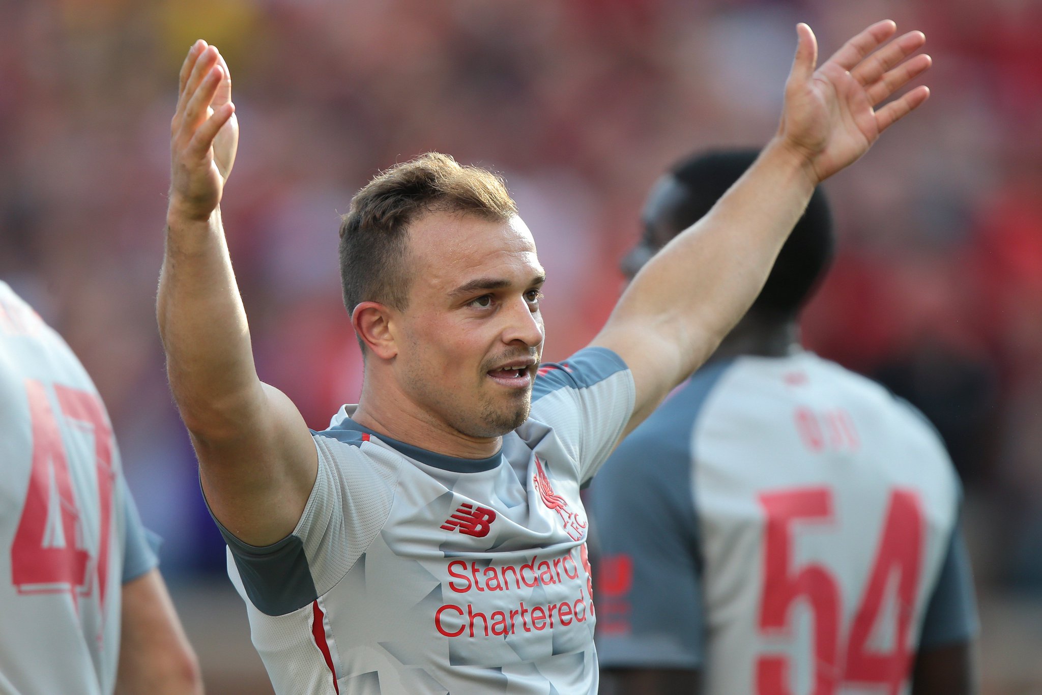  Happy Birthday to our new no.23 Xherdan Shaqiri, who is 27 today. Have a boss one, la! 
