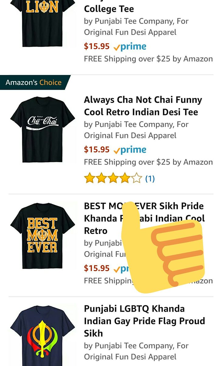 phulkaritiger's tweet image. Looks like one of our T-Shirts made it into Amazon&apos;s Choice! #Amazonchoice @amazon get it while stocks last!

#alwayscha #notchai #Punjabiteeco

amazon.com/Always-Funny-I…