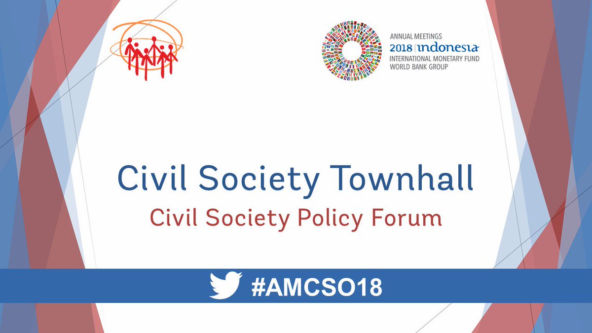World Bank (@worldbank) on Twitter photo TODAY: An engaged #civilsociety is the cornerstone of global development. Learn more about <a href="/WorldBank/">World Bank</a> Group’s work in delivering inclusive and sustainable development: wrld.bg/CrJH30m7jY0 #WBGMeetings #AMCSO18 TODAY: An engaged #civilsociety is the cornerstone of global development. Learn more about <a href="/WorldBank/">World Bank</a> Group’s work in delivering inclusive and sustainable development: wrld.bg/CrJH30m7jY0 #WBGMeetings #AMCSO18