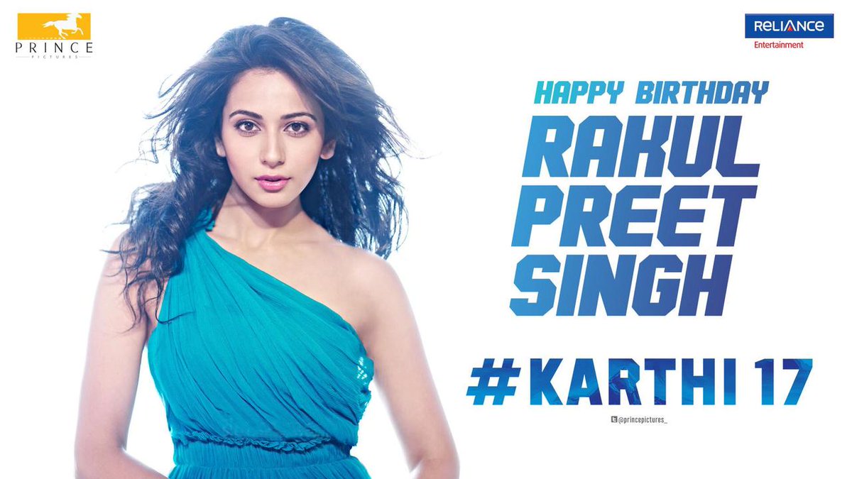 rameshlaus's tweet image. Keep rocking Rakul!!! Wishing you a very happy birthday &amp;amp;  a great year ahead @Rakulpreet from the #Karthi17 team.

@PrincePictures_ @lakku76 @RajathDir @DuraiKv