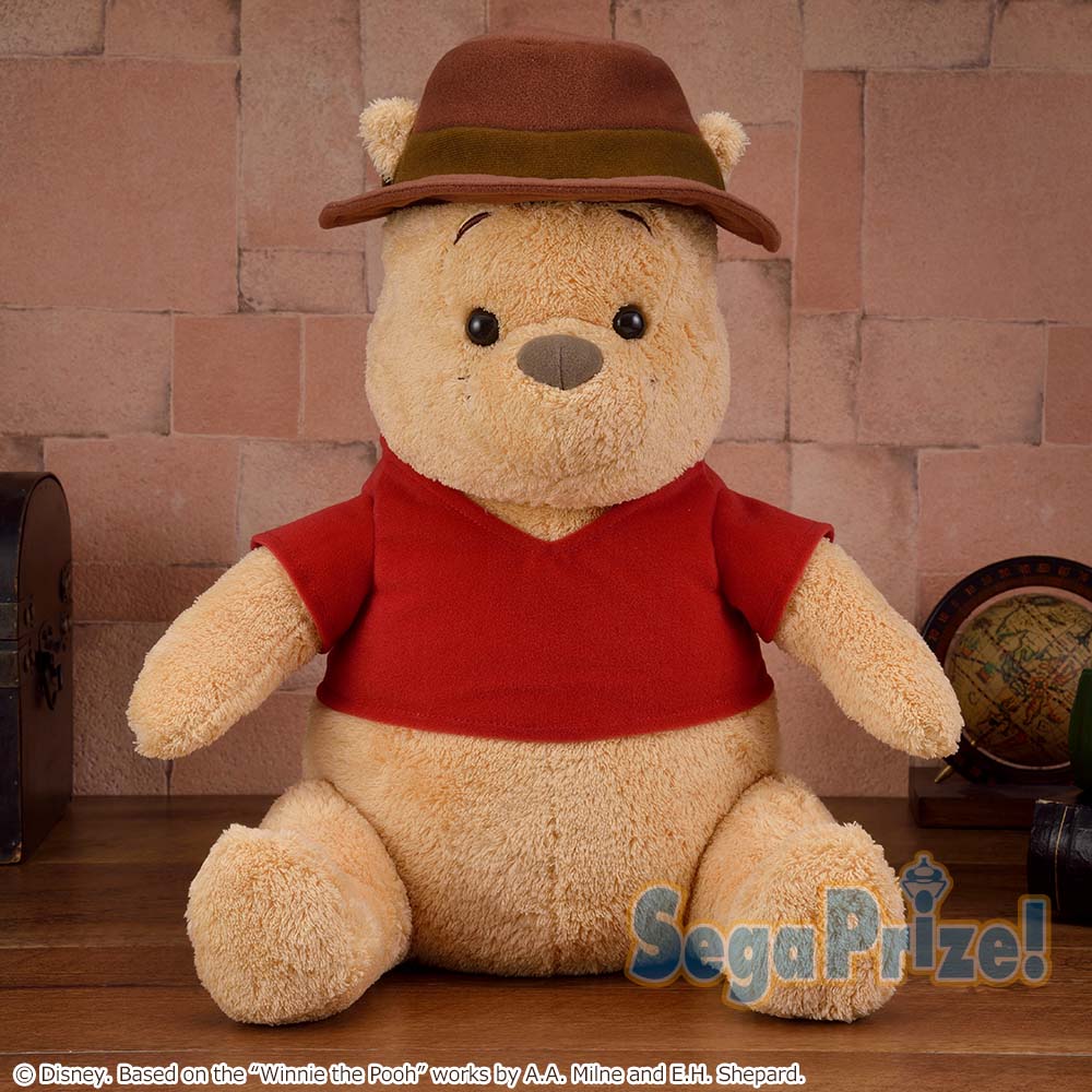 プライズ】帽子を被ったキュートな「くまのプーさん」のぬいぐるみです