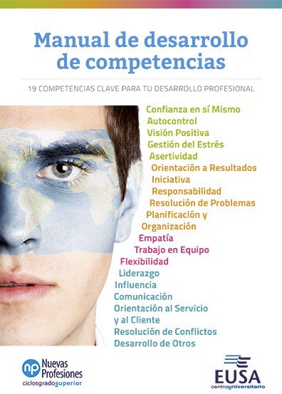 Conoce las 19 competencias clave para tu #DesarrolloProfesional

Manual de Desarrollo de #CompetenciasProfesionales del <a href="/CampusEUSA/">EUSA Sevilla</a> gracias a <a href="/raulmatres/">Raúl Matres Parejo</a> para #SilviaTeOrienta

✅ goo.gl/hqh8m8

#empleo #OrientaciónLaboral #formación