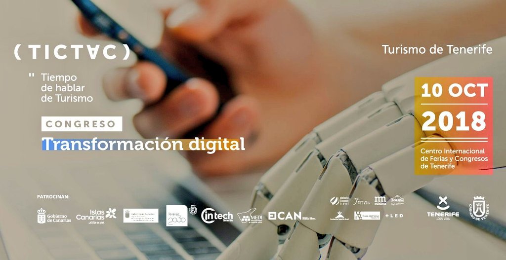 socialmatize's tweet photo. 🐦 Hoy estaremos presentes y colaborando en @TICTACTenerife Congreso de #TransformaciónDigital de Tenerife. 
👉🏻 https://t.co/81kecOZTeS https://t.co/zIb7T0zPwA
