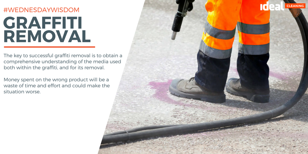 #WednesdayWisdom

The key to successful graffiti removal is to obtain a comprehensive understanding of the media used both within the graffiti, and for its removal.