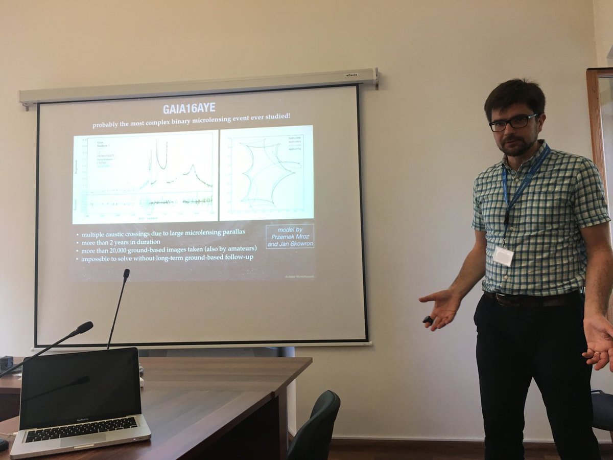 "We’ve solved Gaia16aye!” <a href="/lukasz206265/">Lukasz Wyrzykowski</a> is slightly excited #GaiaMission #gaiaalerts2018