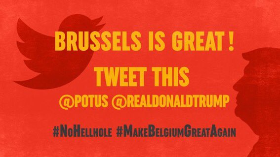 tigra710's tweet photo. @POTUS @realDonaldTrump #nohellhole #makebelgiumgreatagain https://t.co/gPWpPTNZJT