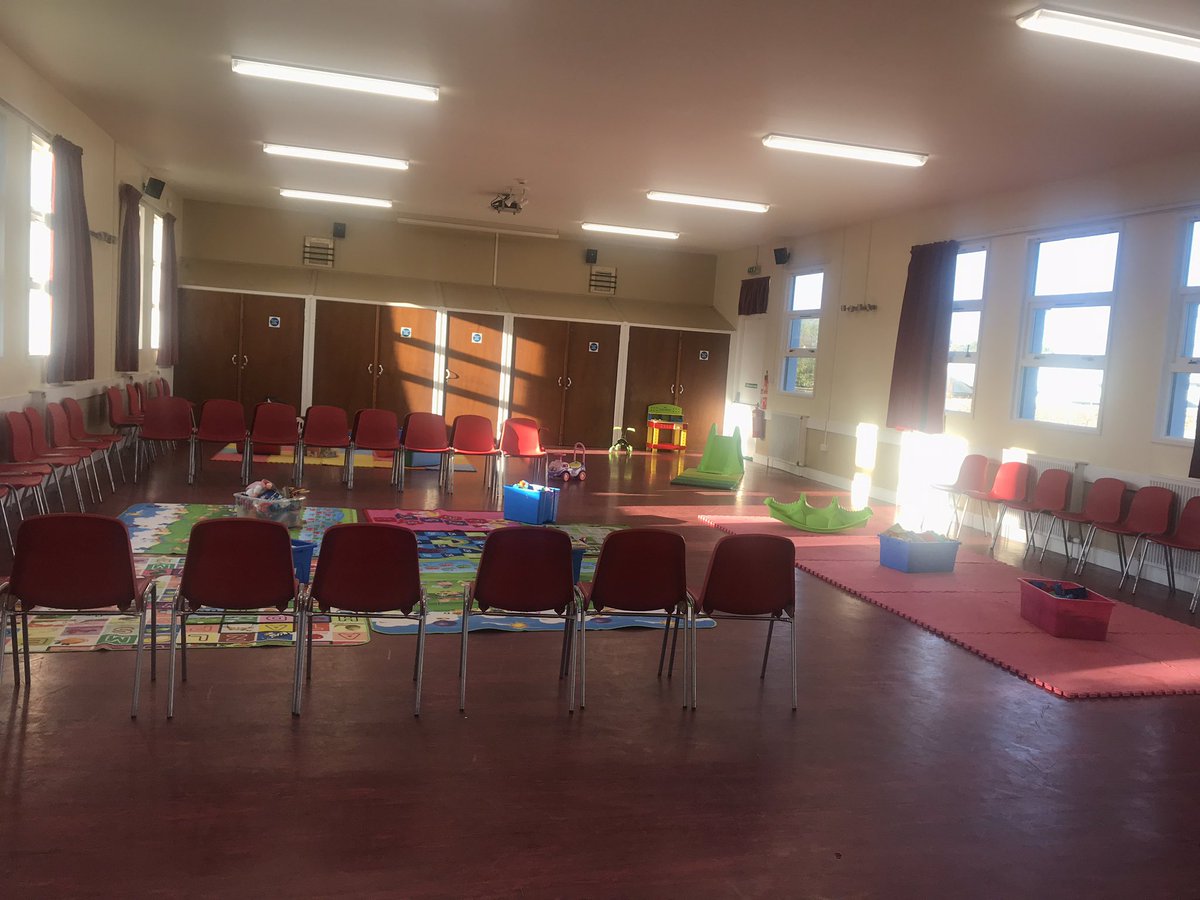 All set up for our Lets Get Playing class at Lochvale House! See you at 9.30