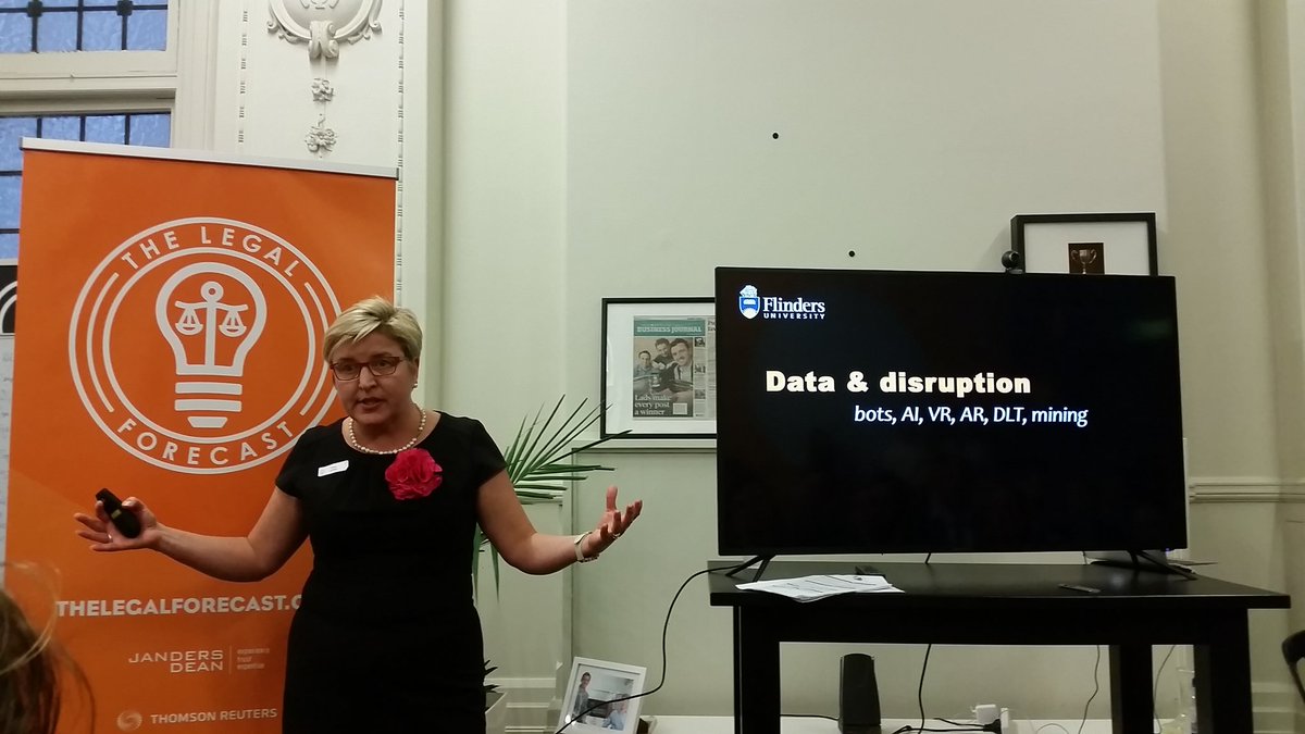 AICollaborative's tweet photo. @TaniaLeiman @Flinders on the legal implications of predictive data, driverless cars, autonomous lethal robots
@Legal_Forecast 

#AI #data #robots #legaltech #TLFAdelaide https://t.co/MAMYX1PyR0