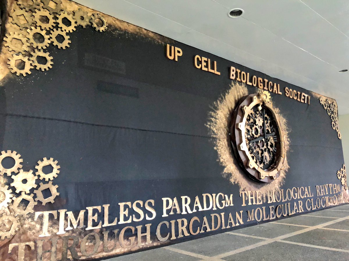 upcells's tweet image. The UP Cell Biological Society presents “Timeless Paradigm: The Biological Rhythm Through Circadian Molecular Clockworks”.

Visit our exhibit at IBS Wing C lobby and discover the significance of our internal clocks⏳

#CellWeek
#TimelessParadigm2018