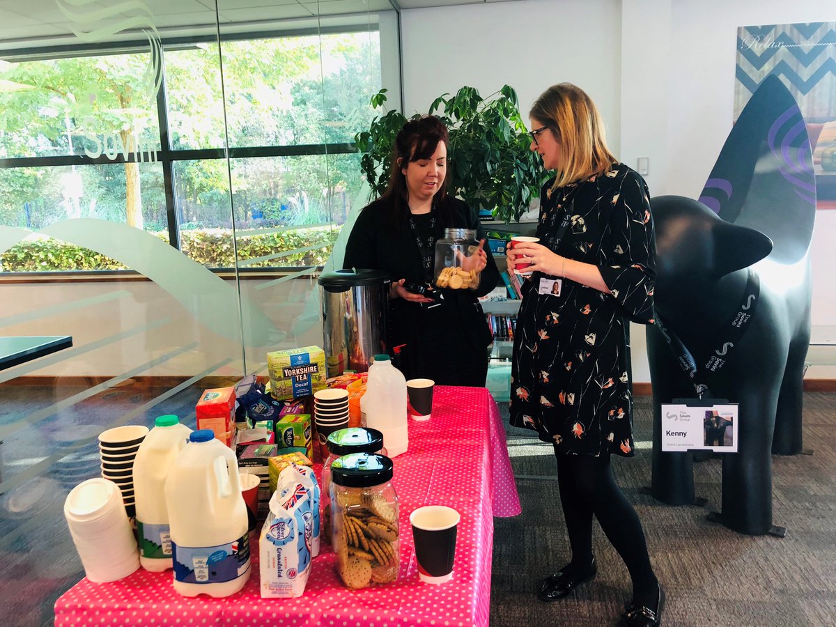 Today we are raising awareness of the importance of talking about mental health and encouraging our team to have a #teaandtalk for #WorldMentalHealthDay.