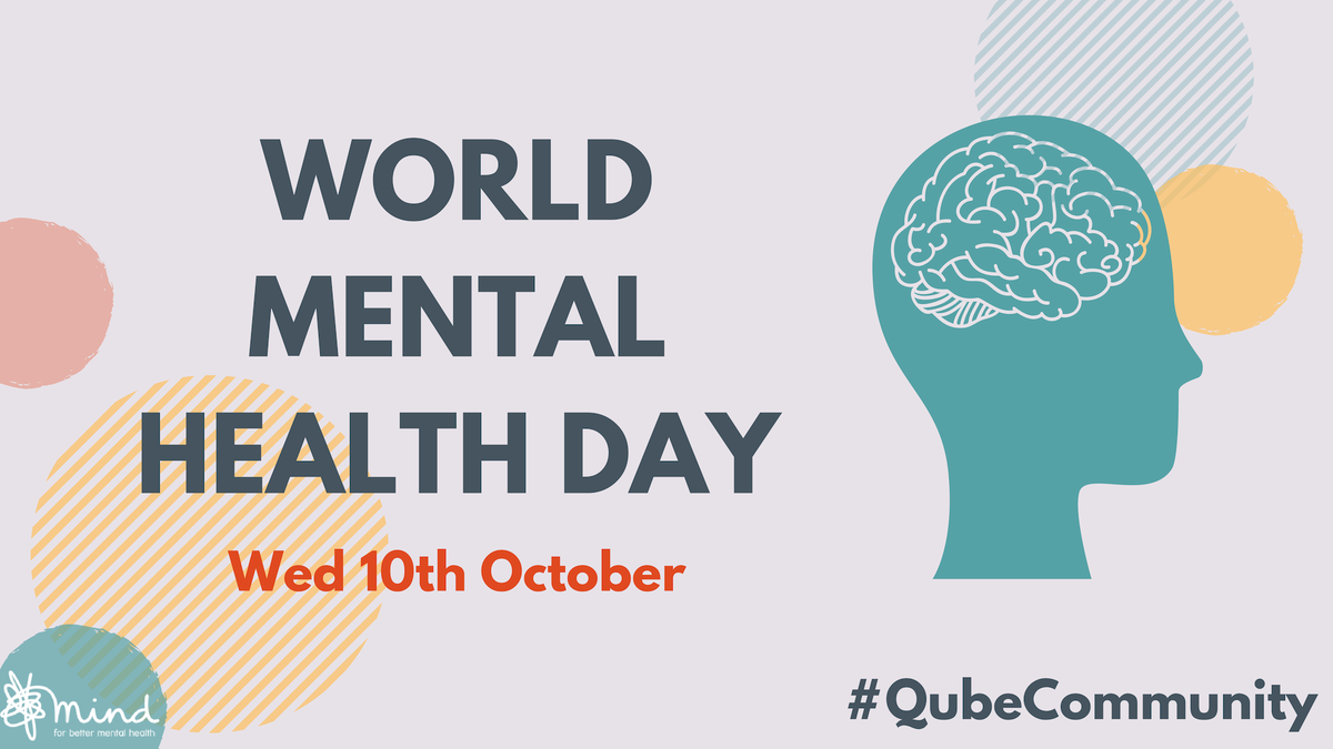 Posterscope's tweet photo. Today is #WorldMentalHealthDay, and to raise awareness, we're hosting a variety of activities around the Qube, such as a special #KnowledgeAcademy, bake sale and raffles, with all funds collected going to support @MindCharity #QubeCommunity #CSR https://t.co/5Wwrss67VJ
