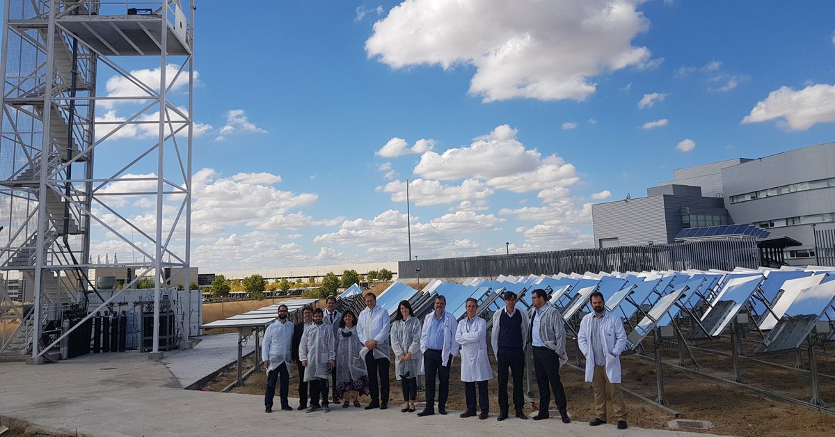 ++ Update from the ongoing #SUNtoLIQUID Scientific Workshop! 2nd review meeting: ✅🎉! Consortium members &amp; project officer visited the #research facility to review the project’s progress in producing #SolarFuels.++ #BauhausLuftfahrt #CSP #ResearchImpactEU #lowcarbonEU2050 #H2020