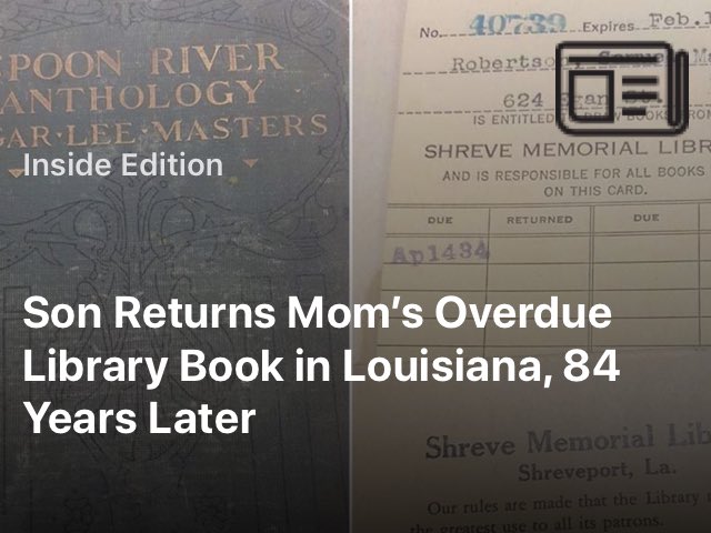 JustinVavra's tweet image. #overduebook #book #late