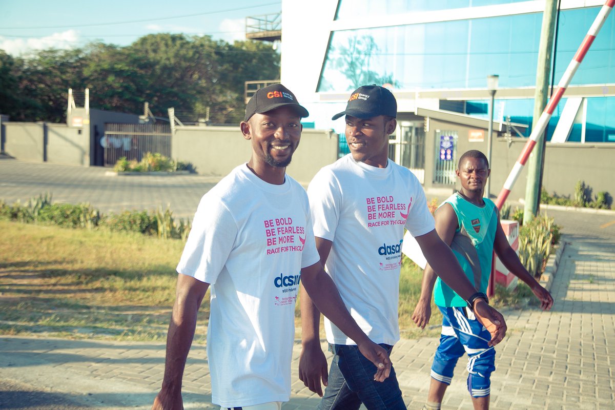 CSIEnergyGroup's tweet photo. On October 6th our Tanzanian team participated in a charity walk organised by Tanzania Breast Cancer Foundation aimed at raising awareness and funds to support individuals fighting breast cancer as well as survivors.
#HumansOfCSI #BreastCancer #GivingBack #CSIEnergyGroup https://t.co/TttV3dSHro