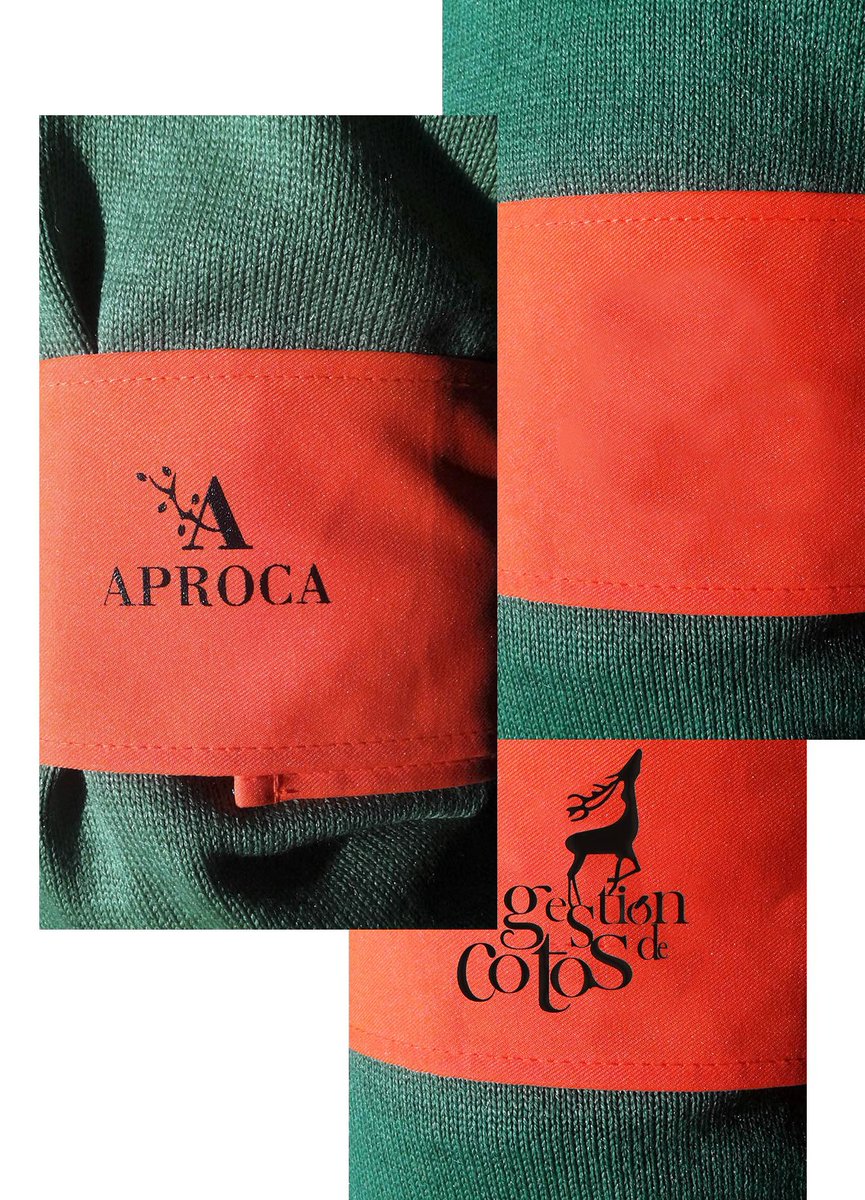 ¡SEGURIDAD EN MONTERÍAS! Brazalete naranja reflectante 4,2 €. Haga su pedido en el teléfono 926 23 20 29