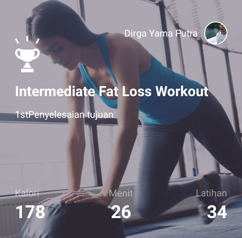 MrDYP's tweet photo. Good app
Selesaikan saya 1stIntermediate Fat Loss Workout https://t.co/Rq0w3D58hs https://t.co/EXmcFH3tcv