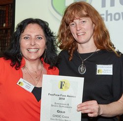 FFFoodAwards's tweet photo. Why not join the #freefrom competition?! Gold winner #FFFA18 Galia Orme of @gochocchick says: 'We’ve submitted products for the past 6 years and the awards ceremony itself has always been a fantastic networking opportunity.' https://t.co/epbXXNNuOm https://t.co/bNoU0QiLX2