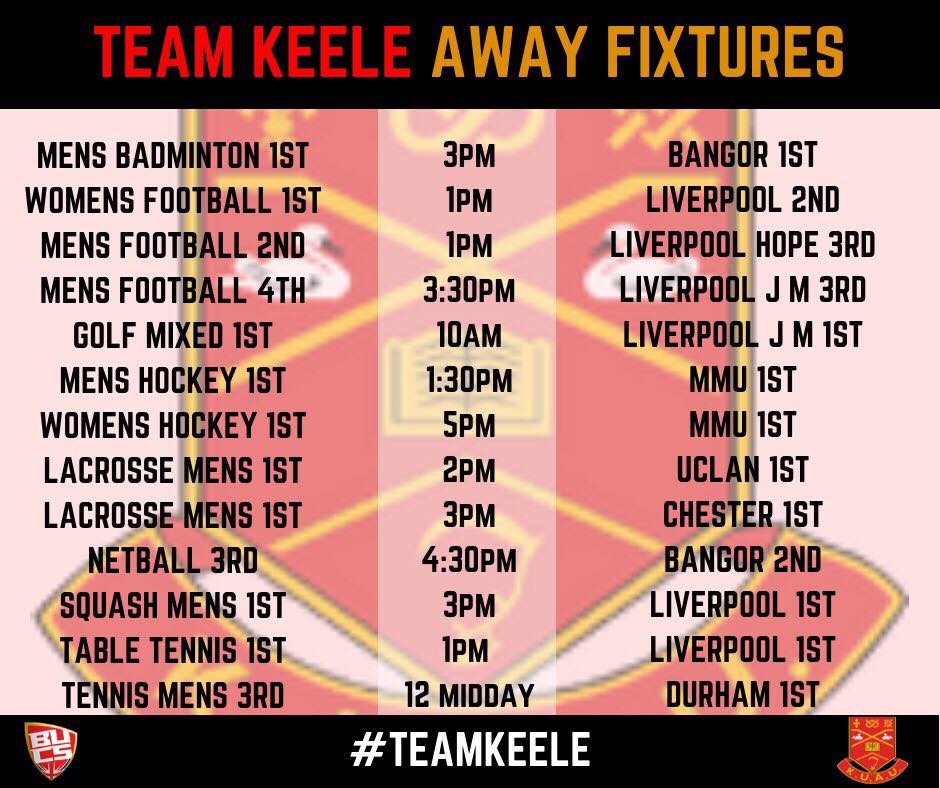 teamkeele's tweet photo. It's the first @BUCSsport #BUCSWednesday of the season. Head down to @Sportkeele @KeeleUniversity to cheer the home teams on. Good luck to all teams competing!π£π
@KeeleSU #KeeleArmy #TeamKeele https://t.co/TeEtPZbjir