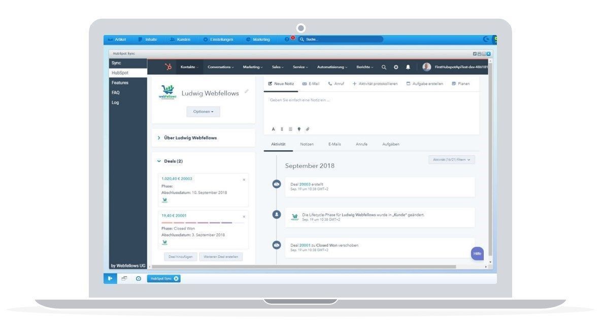 webfellowsDE's tweet photo. Die HubSpot-Schnittstelle ist fertig!
Mit der HubSpot-Schnittstelle für Shopware, werden Kunden- und Bestelldaten ins HubSpot CRM übertragen.
https://t.co/9PO9cM0hg6
#hubspot #inboundmarketing #shopware #crm #webfellows https://t.co/owFcNUropy