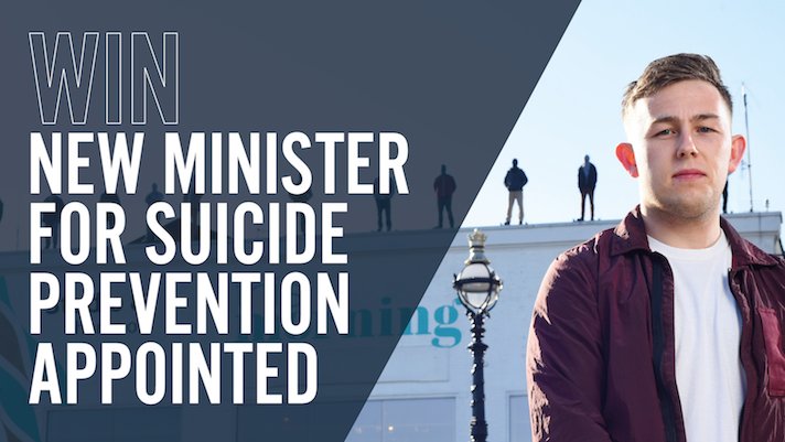 Make sure you are watching <a href="/ITV/">ITV</a> <a href="/thismorning/">This Morning</a> from 10:30am as our founder Matthew will be appearing to discuss the news that <a href="/theresa_may/">Theresa May</a> has appointed a Minister for Suicide Prevention.

#WorldMentalHealthDay2018 #WorldMentalHealthDay #WMHD18