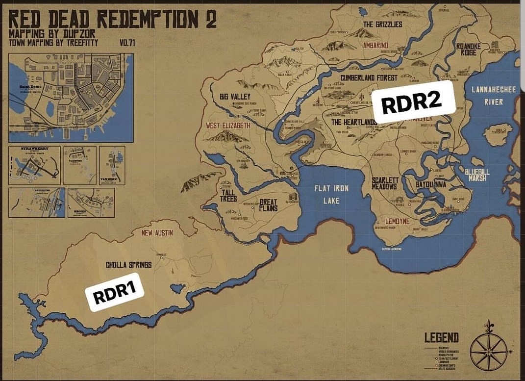 RDR2 Harita Büyüklüğü #rdr2