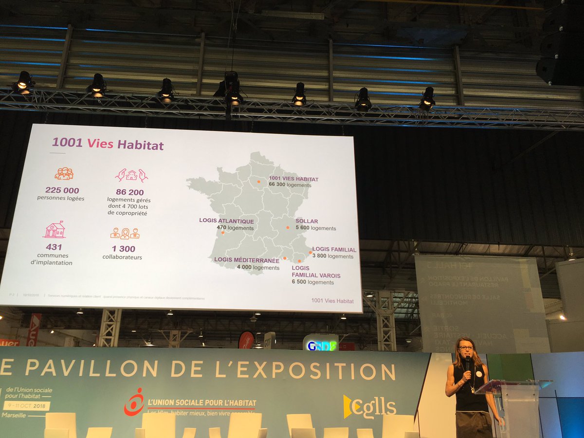 Maud Flory Boudet, responsable stratégie de proximité chez 1001 vies Habitat en direct du #CongresHlm présente 3 innovations lancées pour améliorer la relation client
#oecko #novamap #cellance #1001ViesHabitat