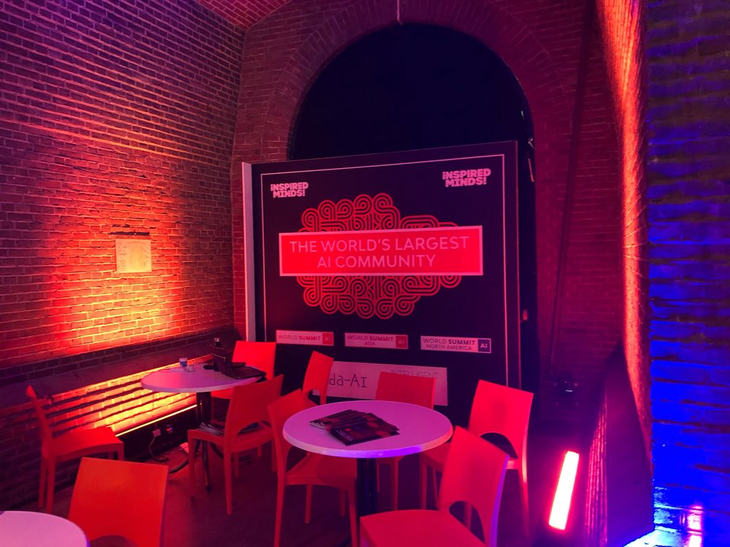 webfactory_mk's tweet photo. Our spin-off company, Pendulibrium, is at @WorldSummitAI! 🚀 We do really believe that creativity is computational! 

#YoshuaBengio #worldSummitAI #WorldSummitAI18 #AI #ML #deeplearning https://t.co/cddtkbslLr