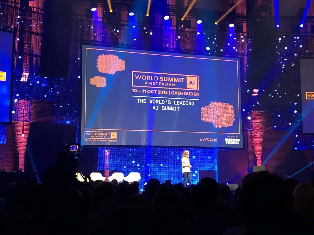 webfactory_mk's tweet photo. Our spin-off company, Pendulibrium, is at @WorldSummitAI! 🚀 We do really believe that creativity is computational! 

#YoshuaBengio #worldSummitAI #WorldSummitAI18 #AI #ML #deeplearning https://t.co/cddtkbslLr
