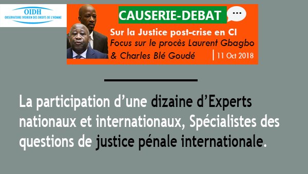 oidh_ong's tweet photo. Ils sont pour la plupart, déjà au bord de la lagune Ebrié. Focus sur les panélistes nationaux et internationaux qui seront à la #causeriedebat.

#OIDH #ICC #CIV225 #civ https://t.co/qq0FW4H6c7 https://t.co/EWq33ENE6F