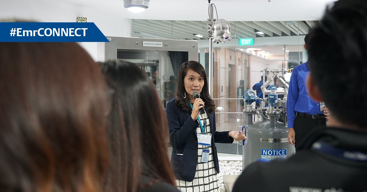 EMR_Automation's tweet photo. #EmrConnect participants learned the non-intrusive method of measuring corrosion &amp; erosion from Emerson's Katrina Agito. https://t.co/ItmtGZk22J https://t.co/EEe2maXzix