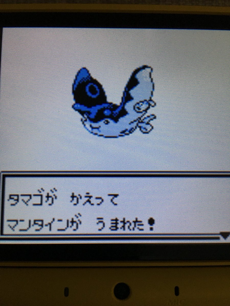 色違いポケモン紹介 Vc産マンタイン 自由に生きてあそblog