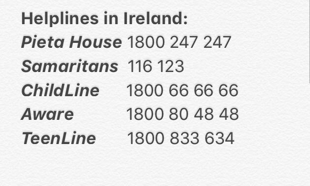 It is heartbreaking to hear that last year over 85% of registered suicides in Ireland were male. Lads, it’s time to speak up! There are plenty of people and organisations willing to listen & help. 💙 #StandUpForChange #WorldMentalHealthDay #ItsOKNotToFeelOK