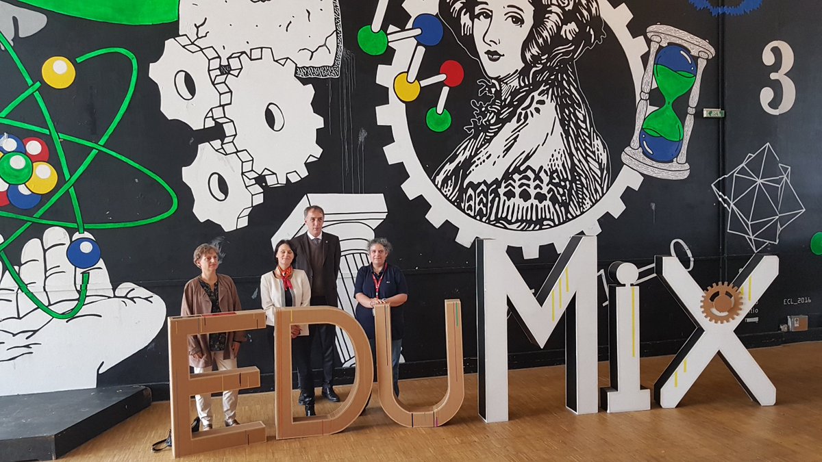 C'est parti pour #Edumix, merci à <a href="/juliette_jarry/">Juliette JARRY</a> d'être venue introduire cette séance #EdumixECL. Curieux de voir les résultats de ces réflexions créatives partagées !