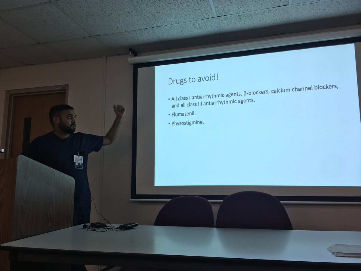 Dr. Muhammed Ershad, Toxicology Fellow talks to us about TCA toxicity. #DrexelEM #toxicology #EMConference #FOAMed