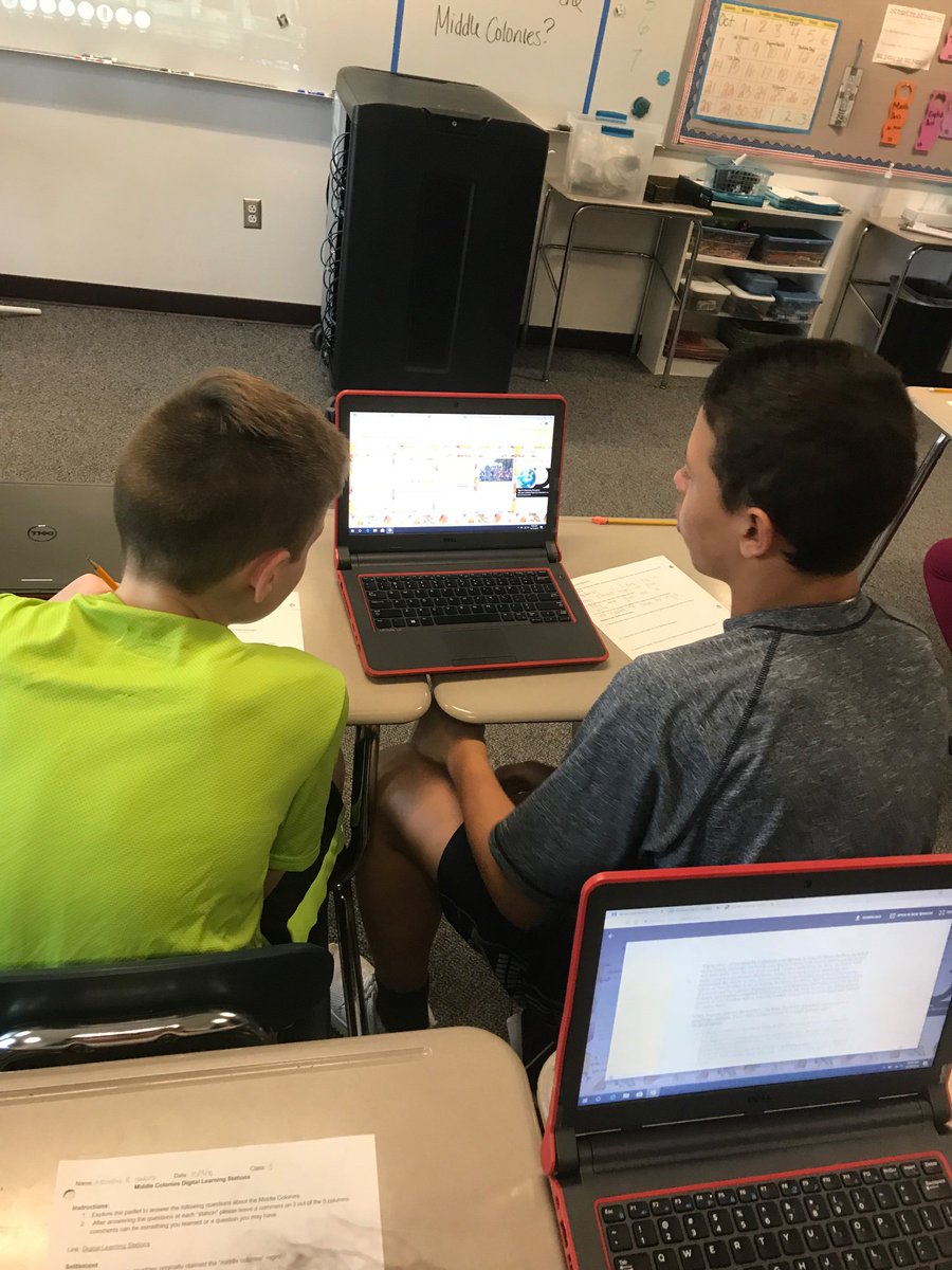 NorthMiddle1's tweet photo. NAMS students worked with Padlet, Mentimeter and Tabletop Texting today. The first Blended and Personalized Learning integration day has been a success so far. #NAPSBPL https://t.co/N6sFwzDf6N