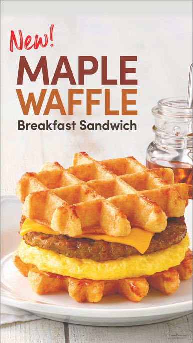 Tim Hortons releases Maple Waffle Breakfast Sandwich