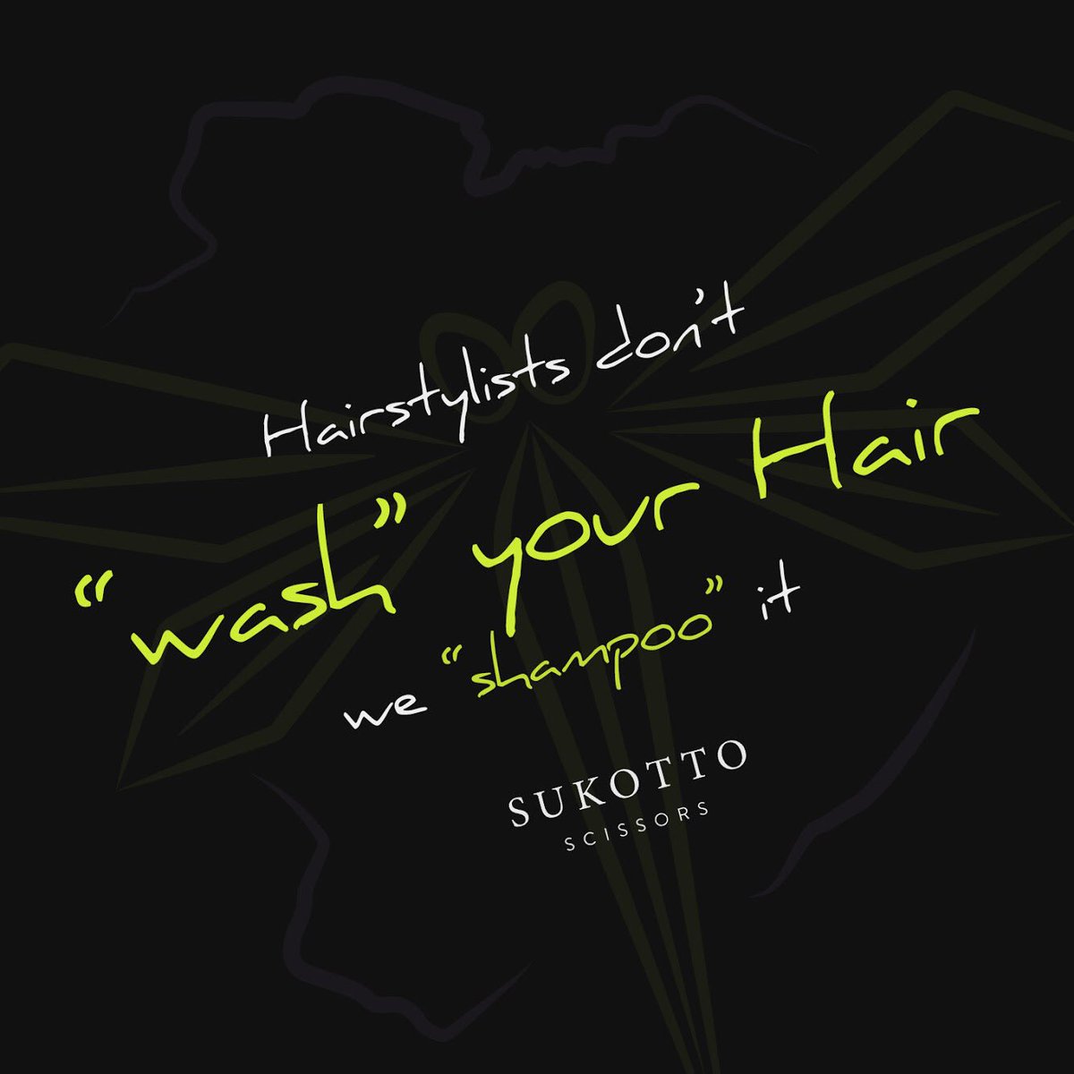 SukottoScissors's tweet photo. A message for your clients. π§ #sukottoscissors #sukotto #sukottoshears #stylists #barber #hairstylist #shears #dragonflylife #floridahair #miamihair #dragonflysharpening #sharpening #shears #scissors #hair #hairstyle #haircolor #hairsalon https://t.co/KDp599NAJq