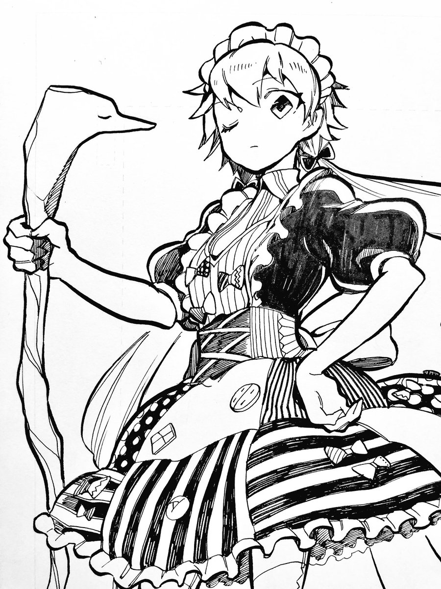 10/10 #inktober #inktober2018 #aib_mary 